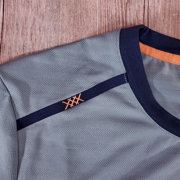 Rhone Peloton Mens Size Large Swift Short Sleeve Gray Performance Athletic Shirt - Picture 4 of 13